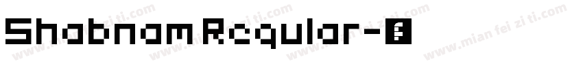 Shabnam Regular字体转换